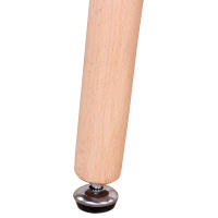 EGOONM-Mesa redonda nórdica de madera maciza, pequeña sala de estar familiar, Simple y moderna, mesa de comedor blanca - details 4