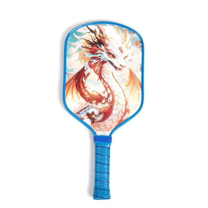 Pala de Pickleball de 16 mm, perforada, de fibra de vidrio y carbono, juego de Pickleball de playa con funda - 1