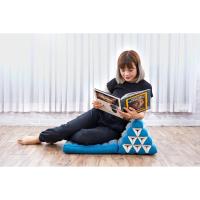 Cómodo Colchón De Suelo con Cojín De Lectura, Futón Japonés, Cama Plegable O Esterilla De Masaje Tailandés, 170 x 53 cm, Azul Claro - details 357