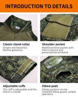 Traje de camuflaje de selva táctico unisex de punto de nuevo diseño - details 2