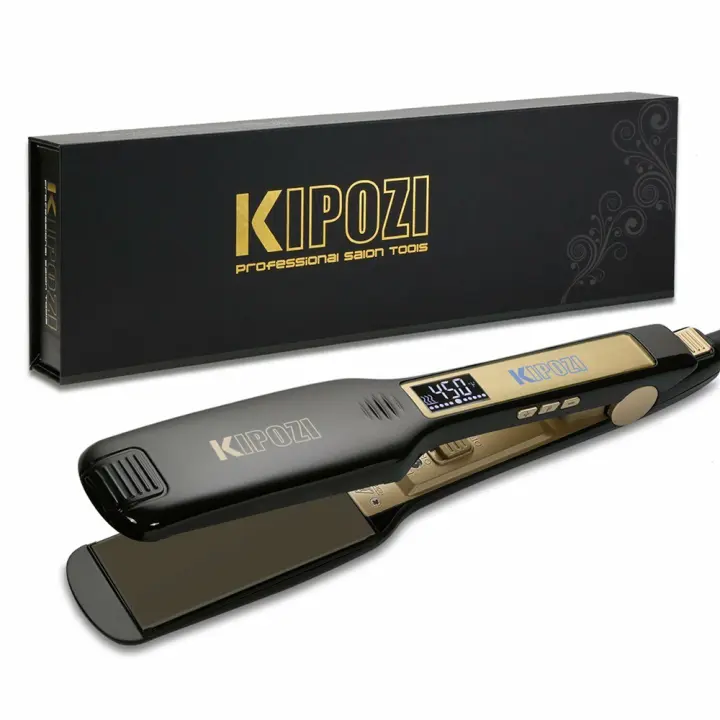 Liso Radiador de Cabello Profesional KIPOZI de Titanio Calentamiento Rápido - 1