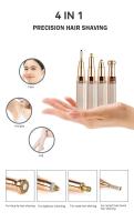 Epilador Eléctrico Sin Dolor 4 en 1 Depilador Facial para Áreas Sensibles con Forma de Labial - details 4