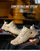 Zapatos de seguridad a prueba de perforaciones para hombre, zapatillas de trabajo de verano, zapatos de seguridad ligeros con punta de acero - details 22