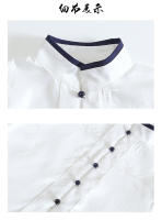 Conjunto de Falda Hanfu para Niñas Otoño 2025 Traje de Estilo Chino Antiguo para Actuaciones de Recitación Zapatos y Ropa - details 17