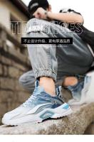 Zapatos casuales de caña alta para hombre con cómoda malla transpirable con cordones en la parte superior nueva suela de EVA - caminar en verano y primavera de talla grande - details 2