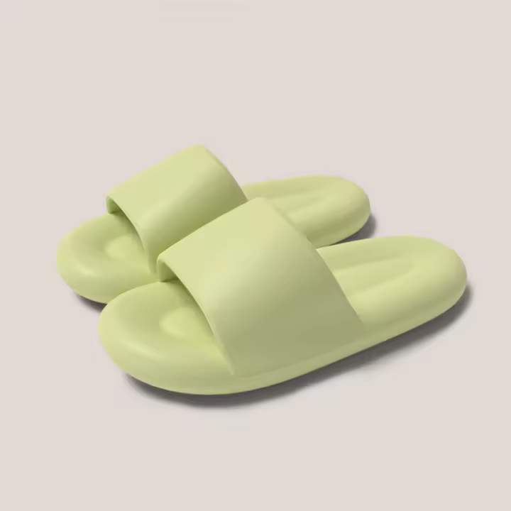 Zapatillas de verano de fondo suave de las mujeres de verano sentido mayor pareja sandalias antideslizante hogar fondo grueso hogar zapatillas frescas - 1