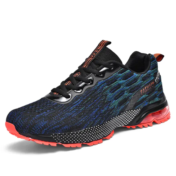 Zapatillas de correr para hombre, zapatos deportivos transpirables para exteriores, zapatillas ligeras con cojín de aire, calzado de entrenamiento atlético cómodo - 1