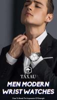 Reloj de Pulsera de Cuero de Alta Calidad TAXAU para Hombres Dual Calendario Clásico Luminoso - details 0
