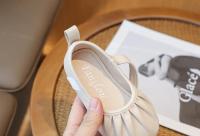 Zapatos de cuero de princesa para niñas, zapatillas individuales de moda con boca poco profunda, suela suave y boda para fiesta, novedad de primavera 2024 - details 19