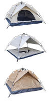Tienda de campaña 3 personas Automático Deportes al aire libre portatil viajar Protección solar Camping - details 4