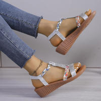Sandalias de mujer sin cordones de estilo étnico de playa nuevas de verano para mujer - details 10