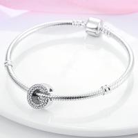 LAZA-abalorio de plata de ley 925 con 26 letras del alfabeto, abalorio de A-Z con nombre, compatible con Pulsera Original, collar, colgante, regalo de joyería - details 38