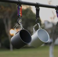 Taza de aleación de aluminio para acampar, villa turística, equipo para picnic al aire libre, juego VIE, utensilios de cocina para senderismo - details 12