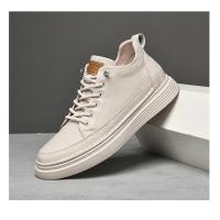 Zapatos De Patinaje Para Hombres Con Aumento De Altura En Cuero Genuino Zapatillas Elevadoras Inserción De Altura 6CM Skate Shoes - details 7