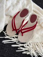 Chanclas planas, zapatos para mujer, ropa de verano, nuevo diseño de nicho casual, playa, vacaciones, sandalias con punta abierta. - details 42