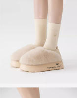 Bolso de Mao Mao y zapatillas de algodón Pantuflas de algodón cálidas de dormitorio de fondo grueso - details 5