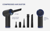 Aspirador de aire comprimido portátil, Aspirador de 7500 mAh y 100 000 RPM con cable - details 3