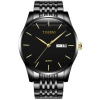 Hombre impermeable doble calendario tendencia cielo estrellado no mecánico reloj de cuarzo - details 13