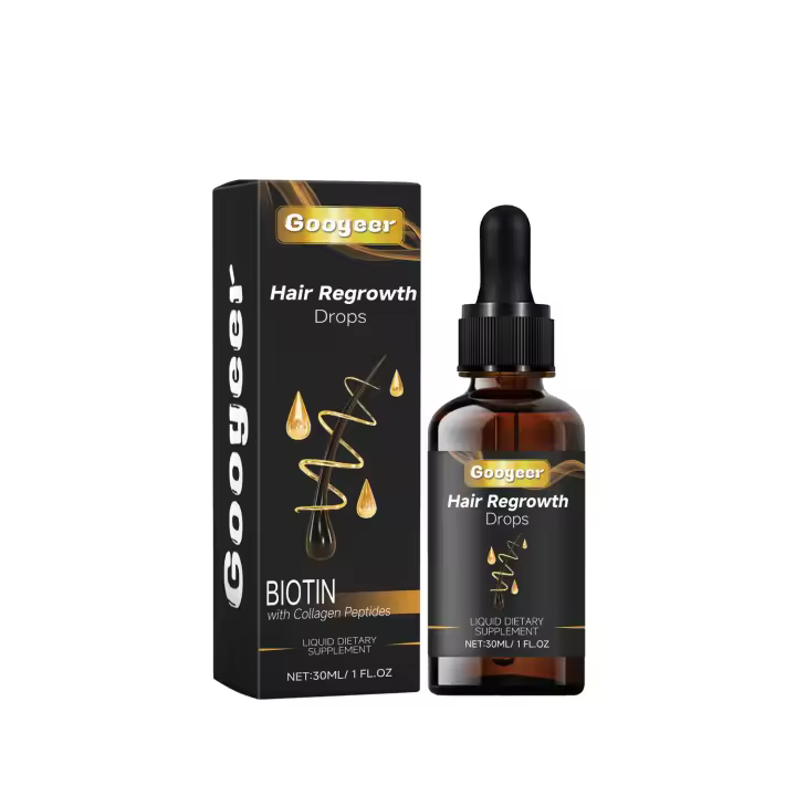 Las gotas para el cuidado del suplemento dietético reparan el cabello seco, suave, firme y grueso y previenen la caída del cabello - 1