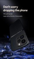 Funda de Cuero de Lujo para iPhone 15 14 Plus 13 12 11 Pro Xs Max XR X: Protección Completa Cubierta Trasera Silicona Magnética Resistente a Arañazos Compatible con Smartphones Hecha en China - details 3