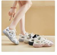Zapatos de calle informales para mujer, zapatillas de suela gruesa con aumento de altura, versión coreana, color blanco, Primavera - details 4