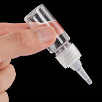 Transparente reutilizable con tapa a prueba de niños con tapa superior giratoria, botellas recargables, botellas cuentagotas vacías, dispensador de líquido, botellas exprimibles - details 1