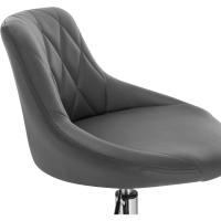 Taburete de Bar de Terciopelo Alto Regulable en Altura Diseño Giratorio para Peluquería - details 16
