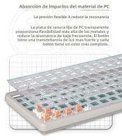 GK102 tres modos de cable caliente-intercambiable teclado mecánico oficina juego juego inalámbrico bluetooth teclado verde eje - details 4