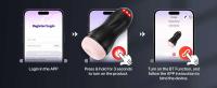 Leten APP Control automático masculino succión Mastubator vibración calefacción masturbación taza bolsillo Coño Real Vagina adultos juguetes sexuales para hombre - details 4