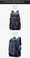 Mochila para exteriores de 60 litros para escalada, viajes, deportes, camping, senderismo, escuela, para hombres y mujeres. - details 15