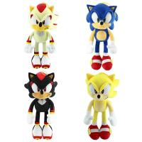 Muñeco De Peluche Sonic De Alta Calidad 33cm Muñeco De Tails Shadow De Dibujos Animados Regalo De Navidad O Cumpleaños Para Niños Material Suave Y Seguro - details 0