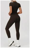 Conjunto de Falda de Yoga para Mujer Ropa Deportiva de Entrenamiento Traje de Gimnasio - details 31