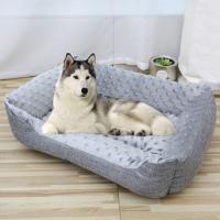 Sofá cama cálido para perros, cojín de terciopelo de felpa, práctico, suave y cómodo, perrera para cachorros, nido para gatitos, otoño, invierno - details 6