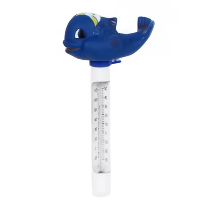 Termómetro de agua flotante para piscina, medidor de dibujos animados con cuerda para piscinas, Spas, bañeras de hidromasaje - 1