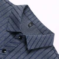 Nueva camisa de manga corta estampada informal de negocios, para hombre, resistente a las arrugas, sin necesidad de planchar, top versátil adecuado para todos - details 17