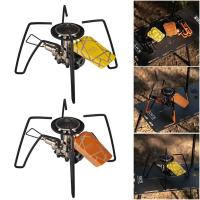 Estufa de araña ajustable portátil de potencia de fuego de acero inoxidable ligera de 2900W, cocina de viaje al aire libre - details 2