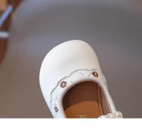 Zapatos de cuero para niñas, calzado de estilo coreano, suave, antideslizante, bordado, novedad de otoño, 2024 - details 14