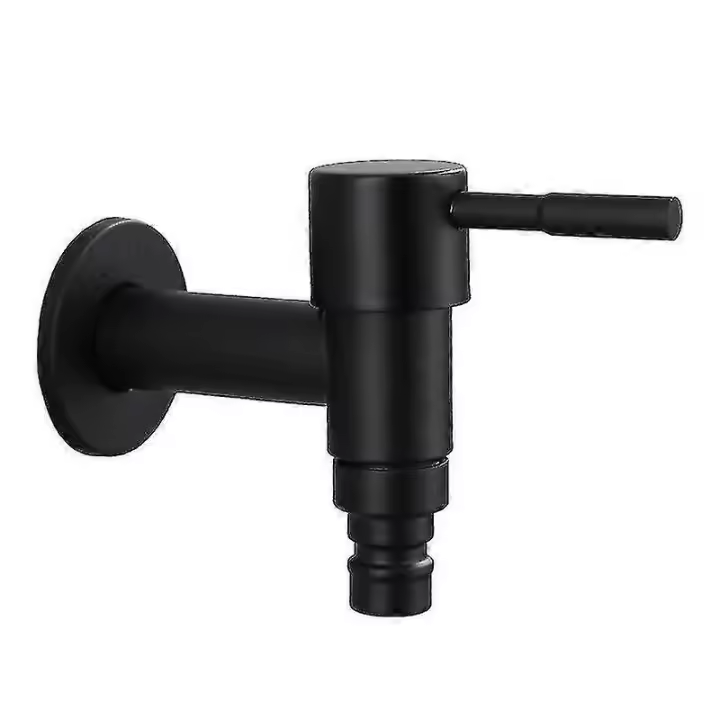 Grifo de Jardín Montado en Pared de Acero Inoxidable Pieza Única Adecuado para Balcón, Baño, Cocina - 1