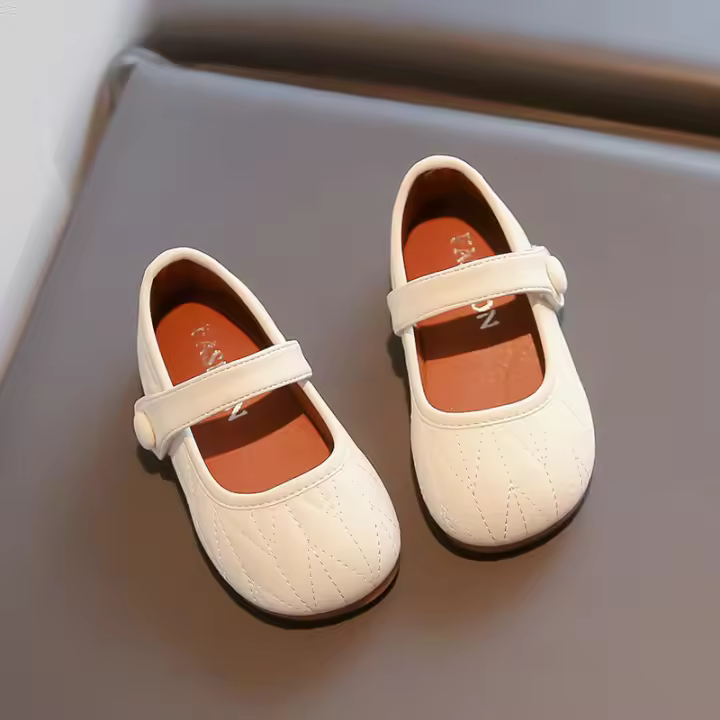 Zapatos de bebé niña todoterreno primavera suela suave niñas pequeñas cuero PU zapatos planos moda invierno verano otoño - 1