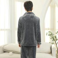 Pijama de Franela Gruesa Dulce Suavidad de Alta Calidad Comodidad Casual para Hombres en Invierno - details 4