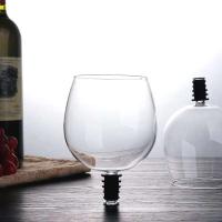 Copa de vino tinto de 1/2 Uds. Para beber directamente de la botella, copa de champán transparente con sello de silicona - details 4
