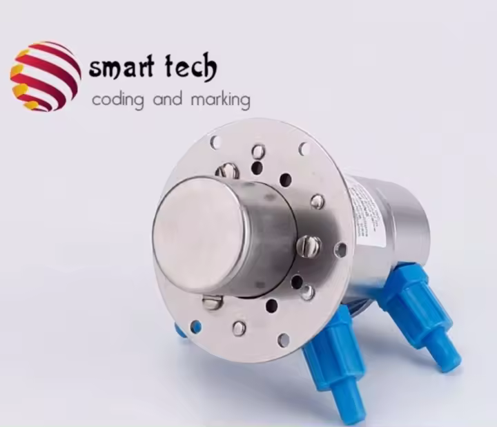 Cabezal de bomba compatible con Domino 36610-DBA7021-T1 para 36610 de doble circuito con rotor corto para impresora de inyección de tinta continua serie A - 1