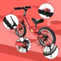 Bicicleta Sin Pedales con Freno de 2-6 años, Bici Equilibrio de 14 Pulgadas con Caballete y Timbre, Altura de Sillín Regulable, hasta 40kg, Juguetes para Niña y Niños - details 3