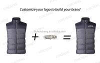 Chaqueta de invierno gruesa sin mangas con diseño de burbujas, chaleco corto de concha suave marrón para hombre de talla grande - details 9