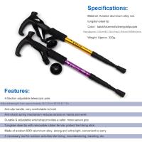 Bastones De Trekking Ultraligeros Ajustables Portátiles, Antichoque Plegable, Adecuados Para Hombres Y Mujeres - details 0