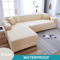 Funda de sofá impermeable para sala de estar, cubierta elástica para sofá esquinero en forma de L, 1/2/3/4 asientos - details 19