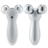Masajeador Facial EMS de doble rodillo, herramienta de masaje con vibración, estiramiento de la piel, estiramiento del cuello, línea en V, belleza Facial, adelgazante - details 0