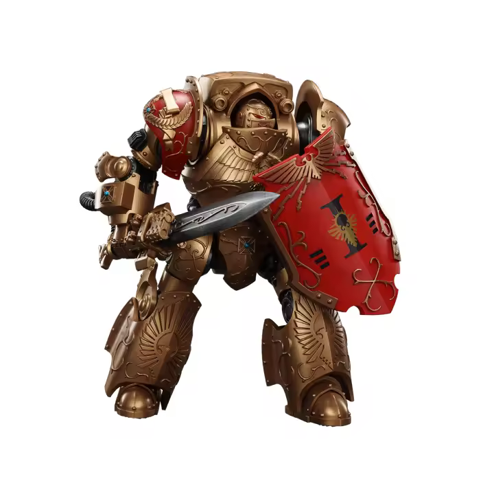JOYTOY 1/18 Figura de acción The Horus Heresy Legio Custodes 
 Juguete modelo de anime Contemptor-Galatus Dreadnought - 1