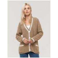 Suéter de punto holgado con cuello en V para mujer, moda primavera otoño - details 1
