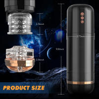 Masturbador automático giratorio de empuje para hombres, Juguetes sexuales de estimulación, coño de bolsillo, Stroker masculino, entrenador - details 2
